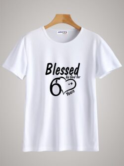 Round neck black color tshirt for unisex