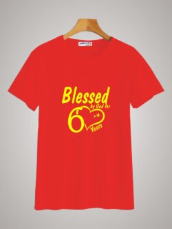 Round neck black color tshirt for unisex