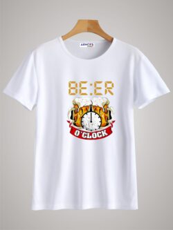 Round neck black color tshirt for unisex