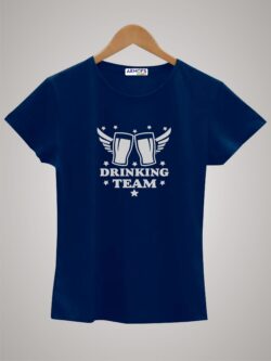 Round neck black color tshirt for unisex