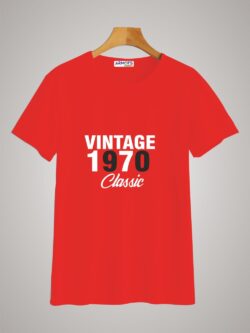 Round neck black color tshirt for unisex