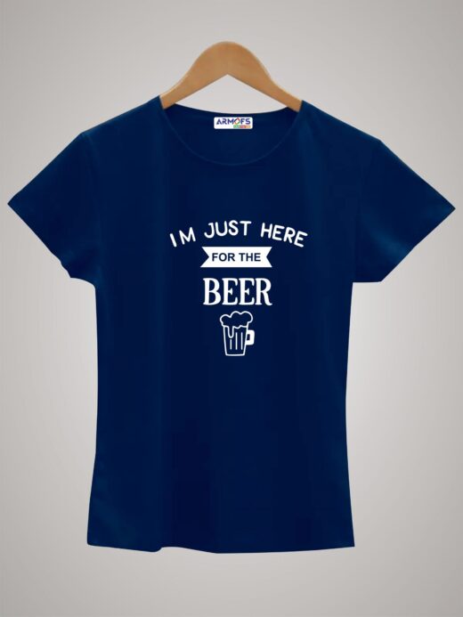 Round neck black color tshirt for unisex