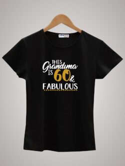 Round neck black color tshirt for unisex