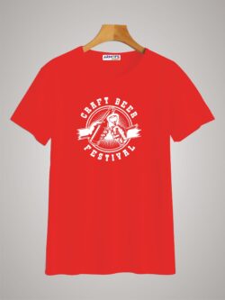 Round neck black color tshirt for unisex