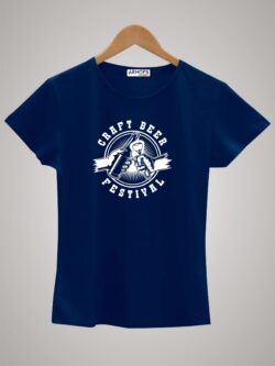 Round neck black color tshirt for unisex