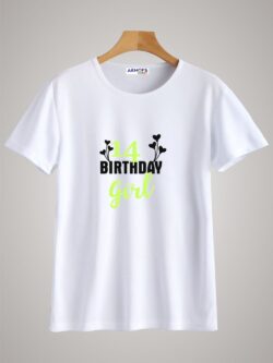 Round neck black color tshirt for unisex