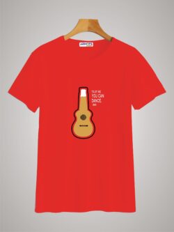 Round neck black color tshirt for unisex