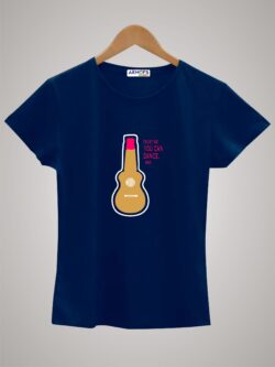 Round neck black color tshirt for unisex