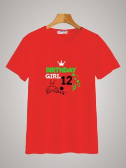 Round neck black color tshirt for unisex