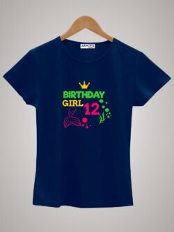 Round neck black color tshirt for unisex