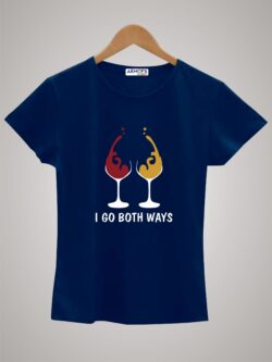 Round neck black color tshirt for unisex