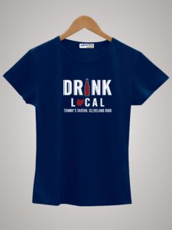 Round neck black color tshirt for unisex