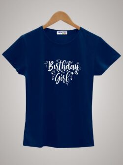 Round neck black color tshirt for unisex