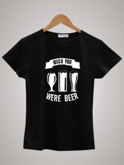 Round neck black color tshirt for unisex