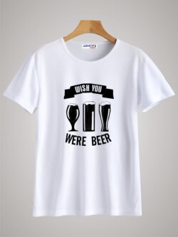 Round neck black color tshirt for unisex