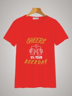 Round neck black color tshirt for unisex