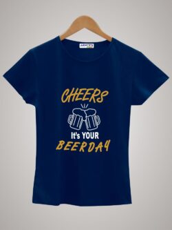 Round neck black color tshirt for unisex