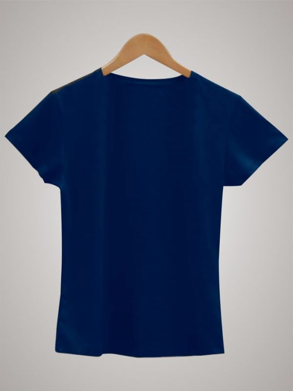 Round neck navy color T-Sshirt for mens