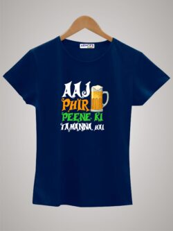 Round neck black color tshirt for unisex