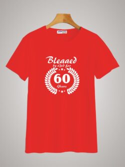 Round neck black color tshirt for unisex