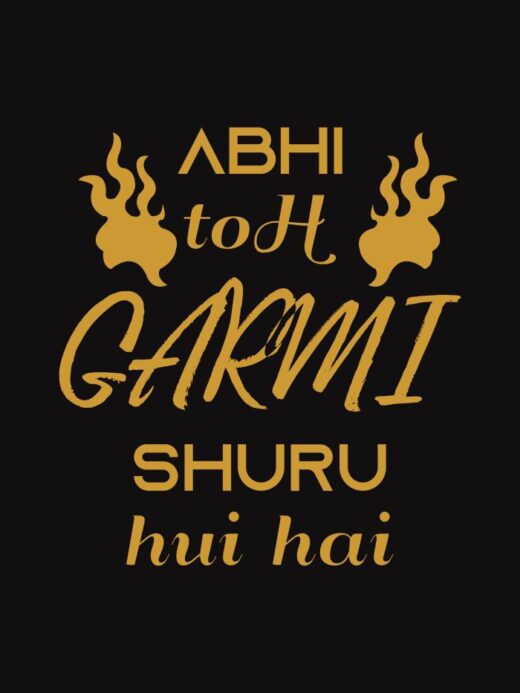 Round neck black color T-Sshirt for mens