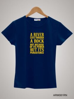 Round neck black color T-Sshirt for mens