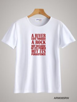 Round neck black color T-Sshirt for mens