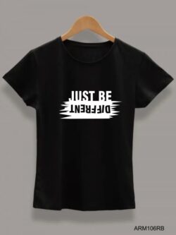 Round neck black color T-Sshirt for mens