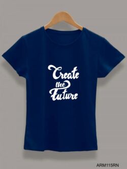 Round neck black color T-Sshirt for mens