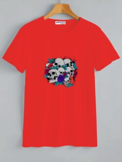 Round neck black color T-Sshirt for mens