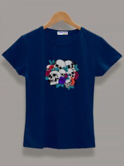 Round neck black color T-Sshirt for mens