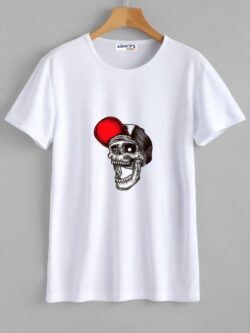 Round neck black color T-Sshirt for mens