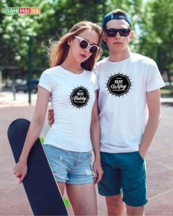 Round neck black color tshirt for mens & female