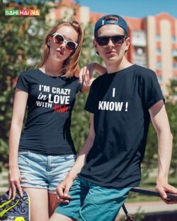 Round neck black color tshirt for mens & female