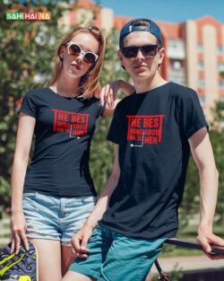 Round neck black color tshirt for mens & female