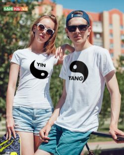 Round neck black color tshirt for mens & female