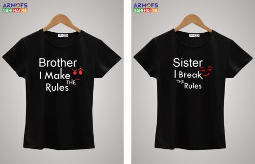 THE ONE WHO BREAK RULES AND ONE WHO MAKE THE RULES T-SHIRT