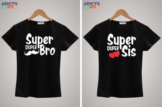 TWINNING T-SHIRTS FOR SUPER DUPER BROTHER & SISTER