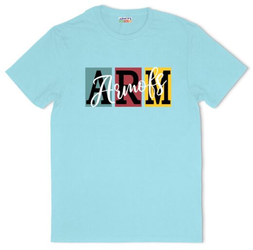 "ARMOFS " ROUND NECK T-SHIRT